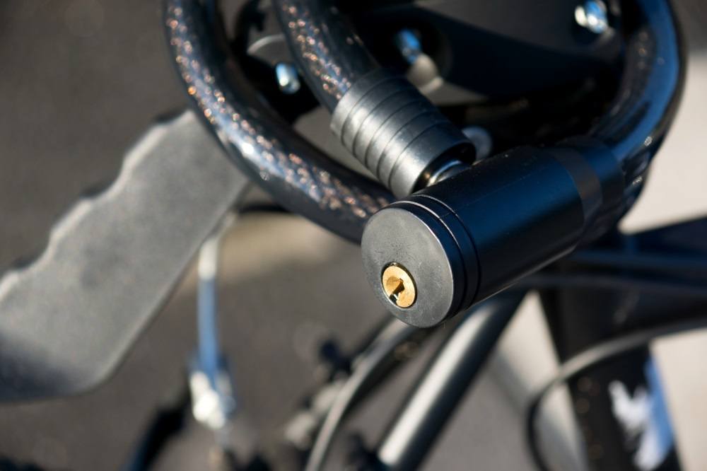 tigr mini lightweight titanium bike lock