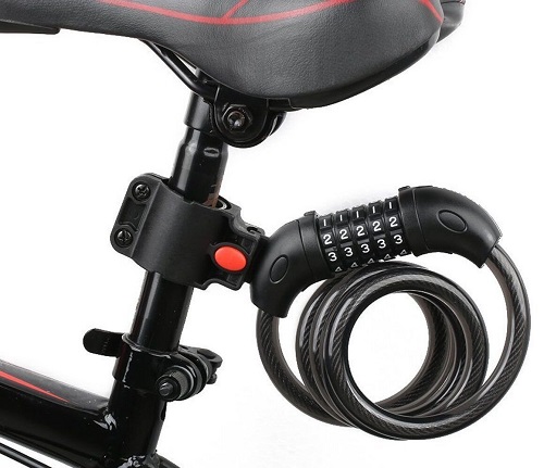 akm bike lock cable image
