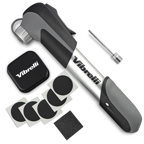 vibrelli mini bike pump and puncture kit image