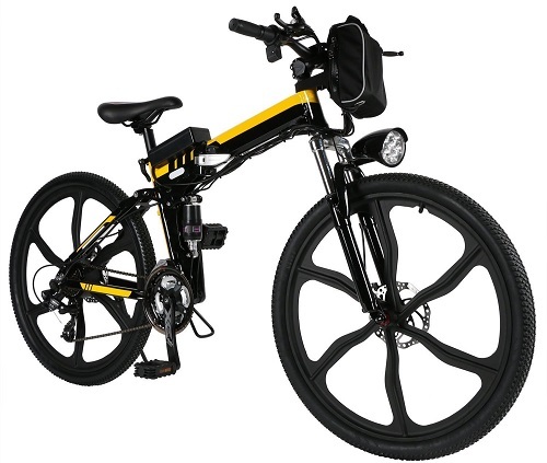 domtie 26 inches folding electric mountain bicycle image